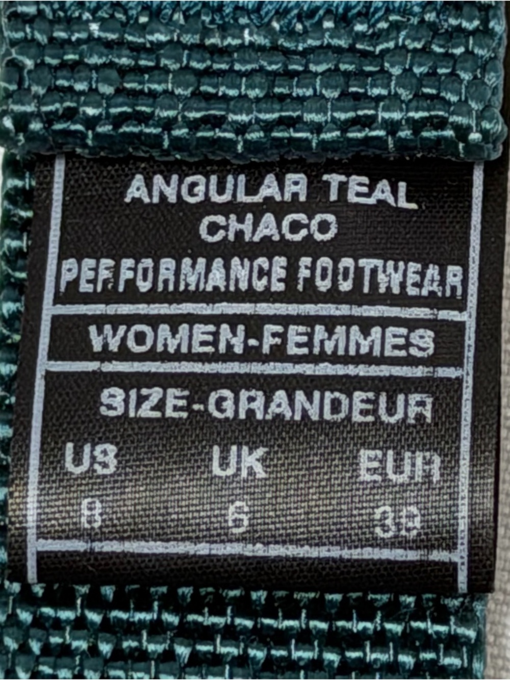 Chaco Angular Teal Performance Sandals Size 8 Women’s - Picture 11 of 11
